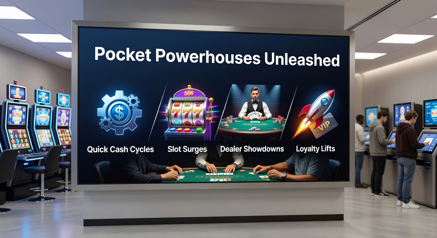 Close-up of a player's hand holding a phone with a live dealer showdown unfolding on screen, chips stacking amid tense gameplay