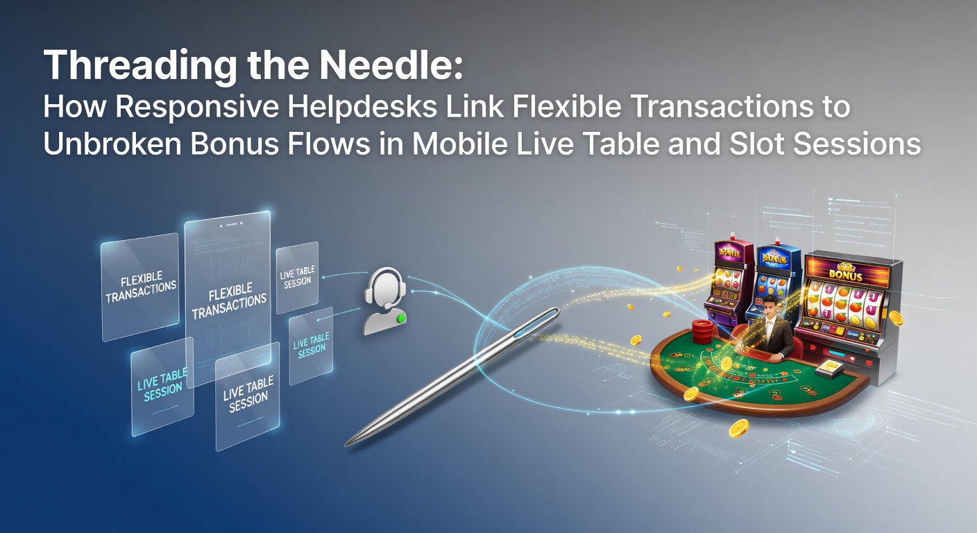 Responsive helpdesk agent assisting a player with mobile transaction during a live table session